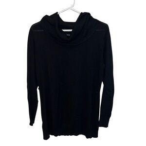 Faded Glory Black Cowl Neck Sweater M